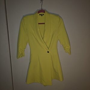Fashion Nova Vibrant Yellow Blazer
